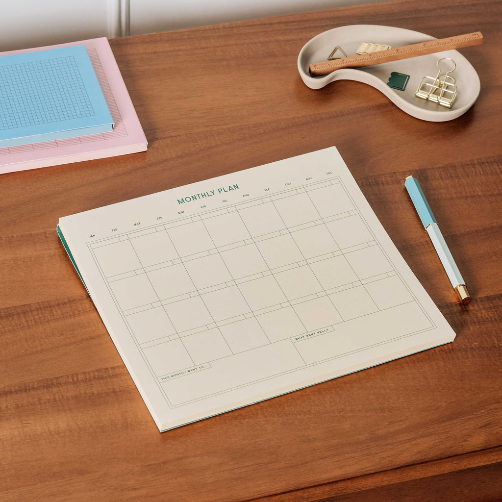 Productivity Monthly List Pad, Undated