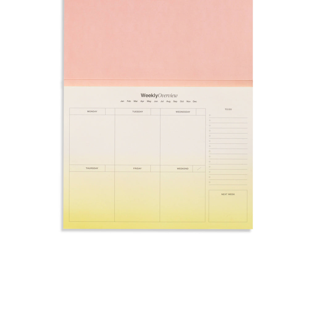 Weekly Desk Planner, Undated - Fresh Growth
