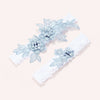 Astrid Floral Lace Garter Set: Standard