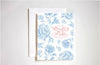 Congratulations to the newlyweds something blue wedding card
