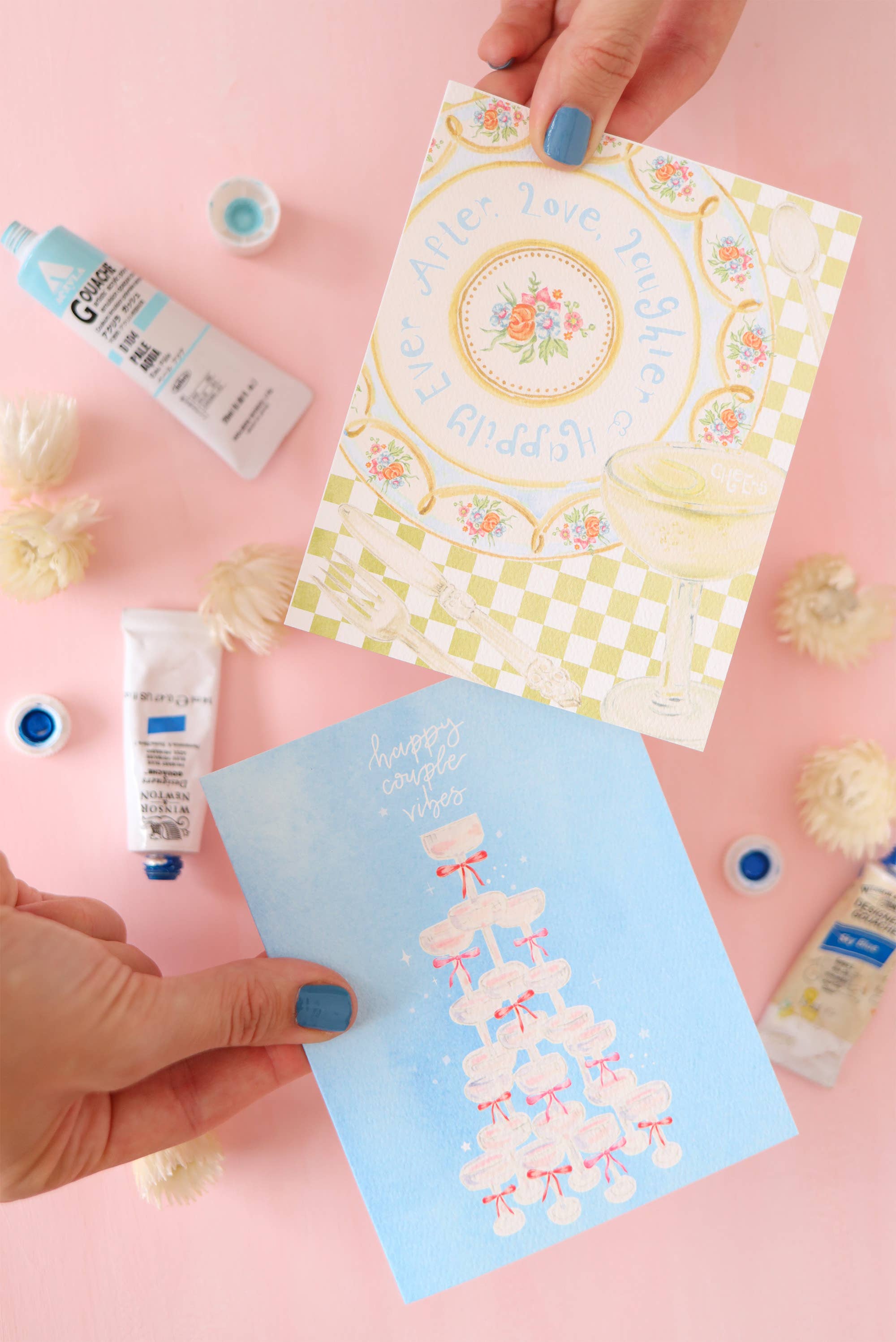 Happily ever after wedding card