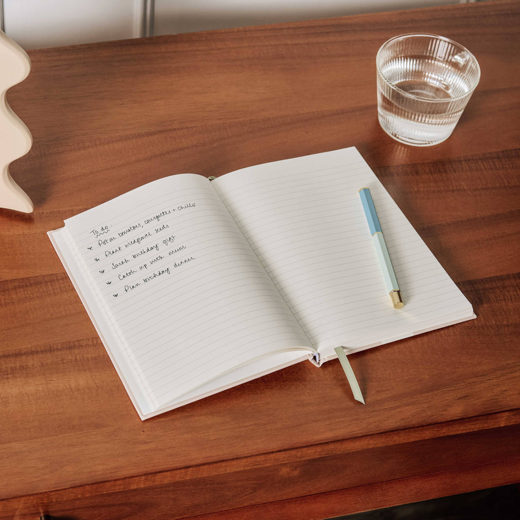 Lined Notebook, A5 Hardcover - Italian Summer